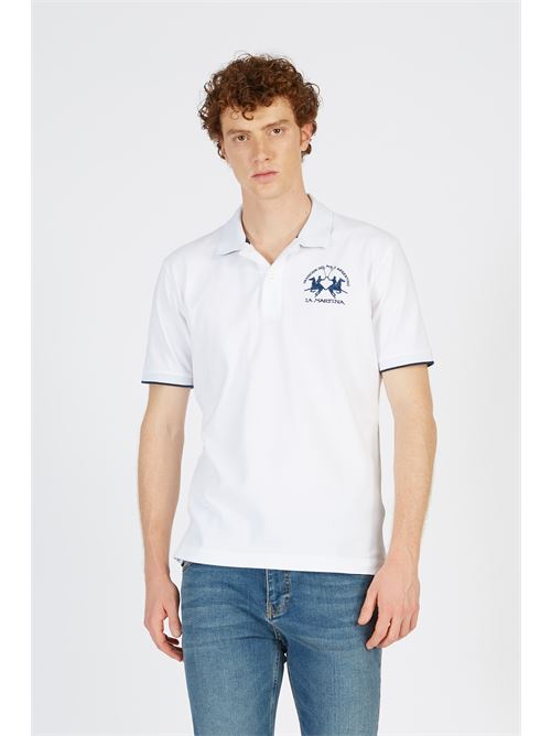 MAN POLO S/S PIQUET PIQUET STR LA MARTINA | CCMP01-PK001/00001